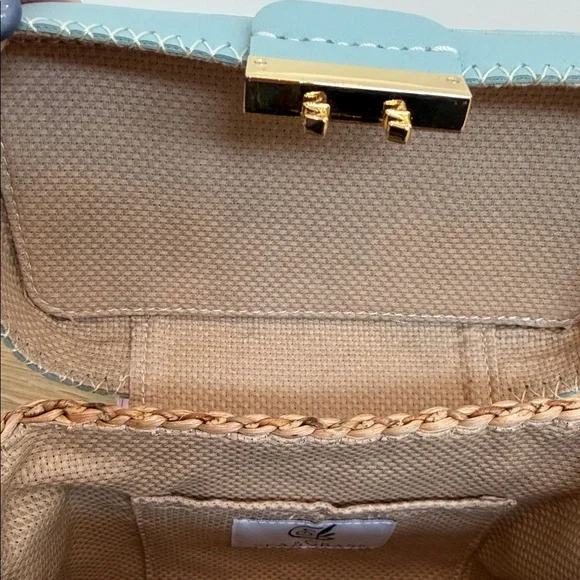 Sea & Grass Laurel petite Dusty Blue Purse - Picture 11 of 12